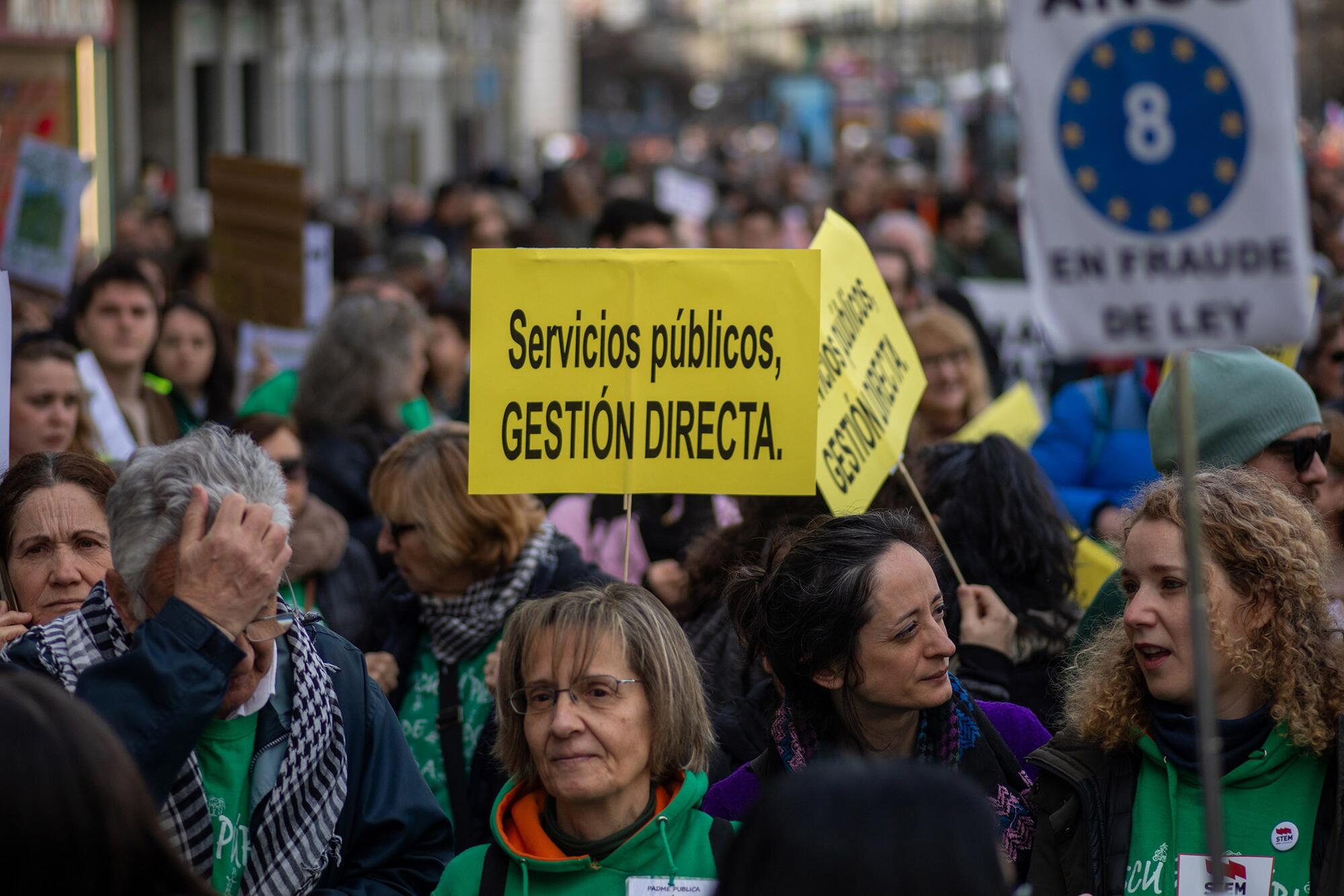 Manifestación servicios públicos 23 de marzo - 5